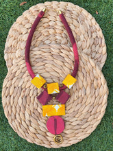 Vibrant Colourful Fabric Necklaces